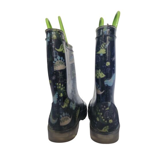 Little Kid Rain Boots Waterproof Light Up Kids Rain Boots Size 12 - Picture 6 of 7